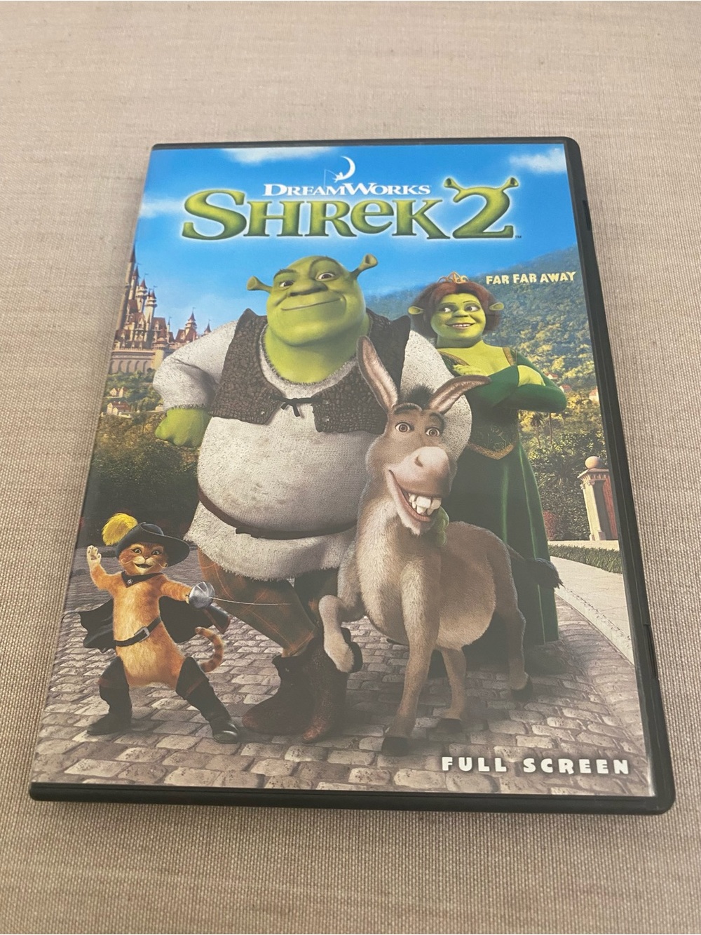 Shrek 2 DVD — Green & Blue Cover